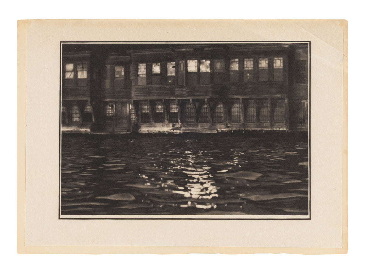 Baron Adolph de Meyer — Miss J. Ranken and Windows on the Bosphorus — Camera Work photogravures, 1912 — historical auction photograph 3
