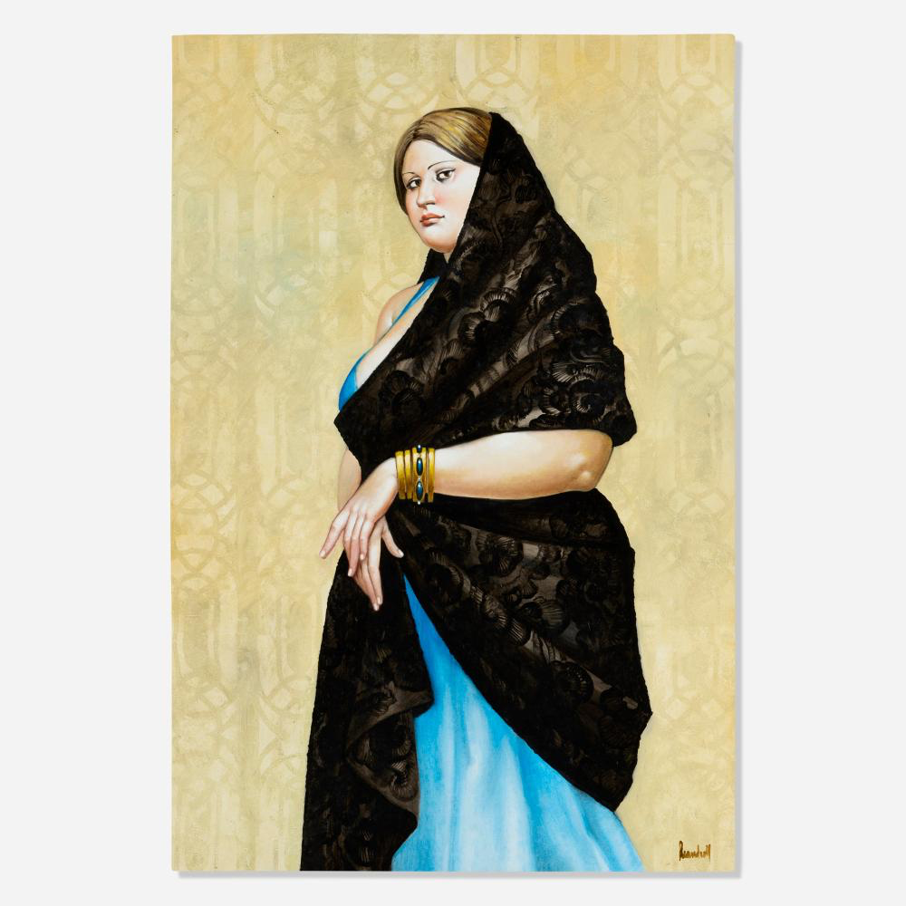 Leandro Velasco — Black Chal — historical auction photograph 1