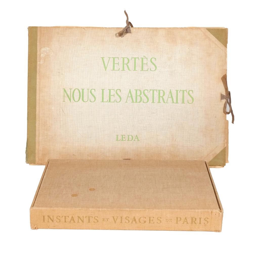 Marcel Vertès — Instants et Visages de Paris and Nous les Abstraits — Two-piece group — historical auction photograph 1