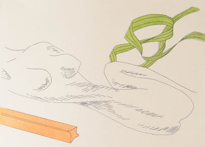 Man Ray — Therese, 1971 — Signed Color Etching and Aquatint, H.C. XVIII/XXV — historical auction photograph 1