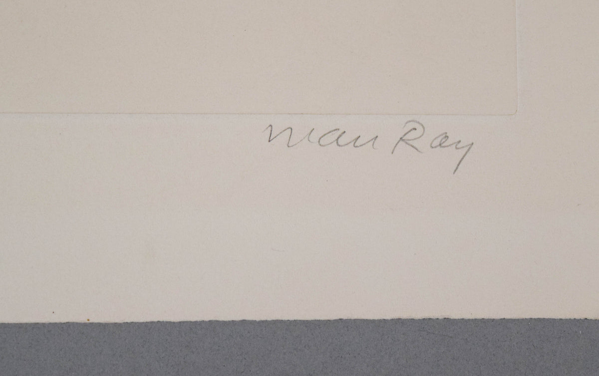 Man Ray — Therese, 1971 — Signed Color Etching and Aquatint, H.C. XVIII/XXV — historical auction photograph 3