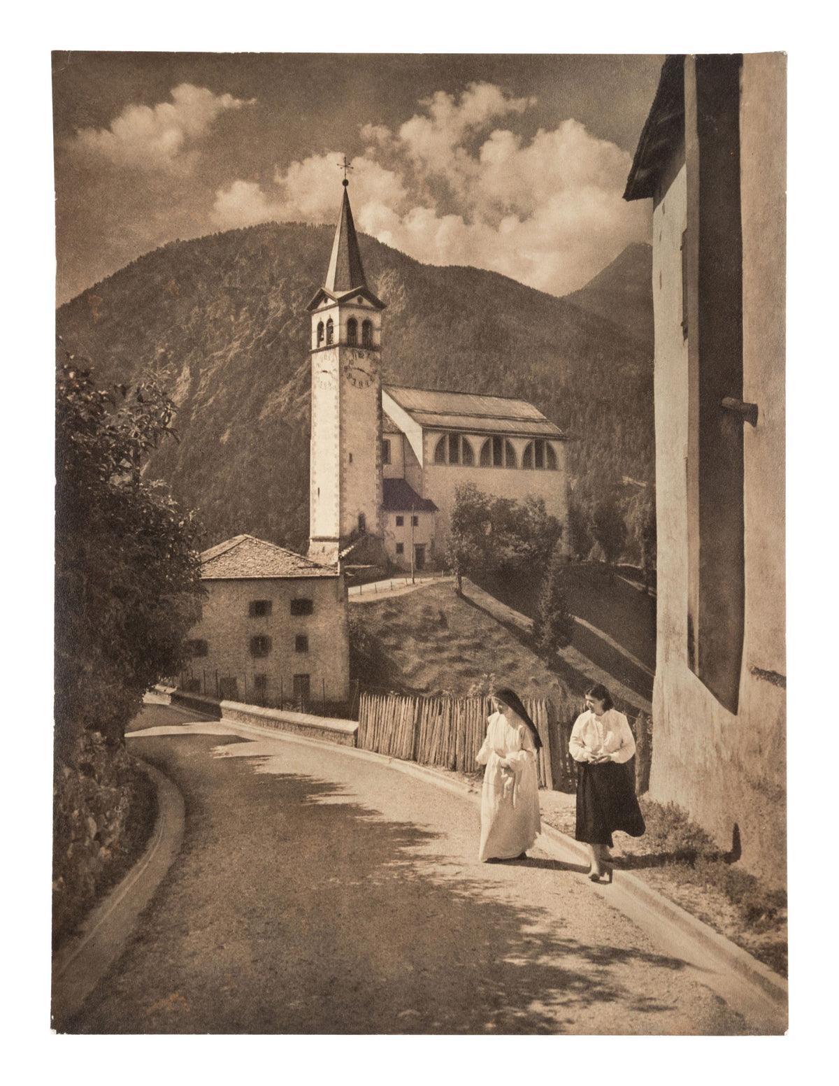 Adolf Fassbender — After Service, Kinder of Rothenberg, and Morro Castle — Three bromoil prints — historical auction photograph 2