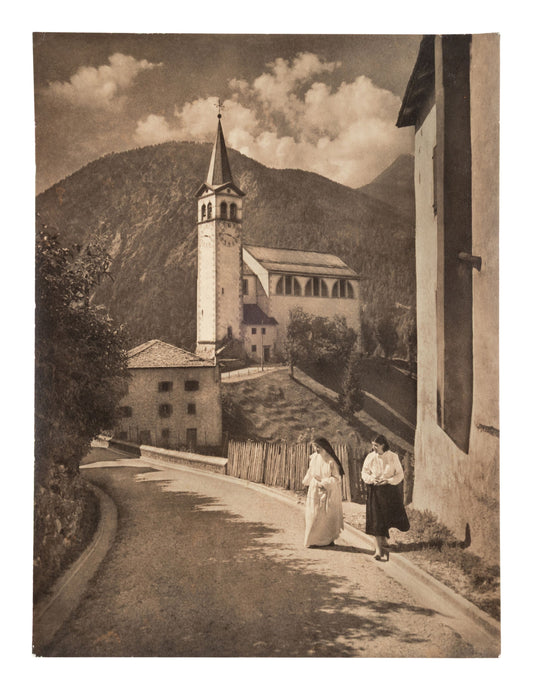 Adolf Fassbender — After Service, Kinder of Rothenberg, and Morro Castle — Three bromoil prints — historical auction photograph 2