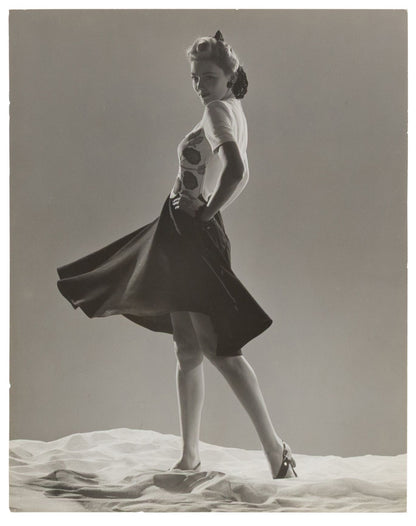Gjon Mili — Four fashion photographs for Life magazine, 1941 — historical auction photograph 4