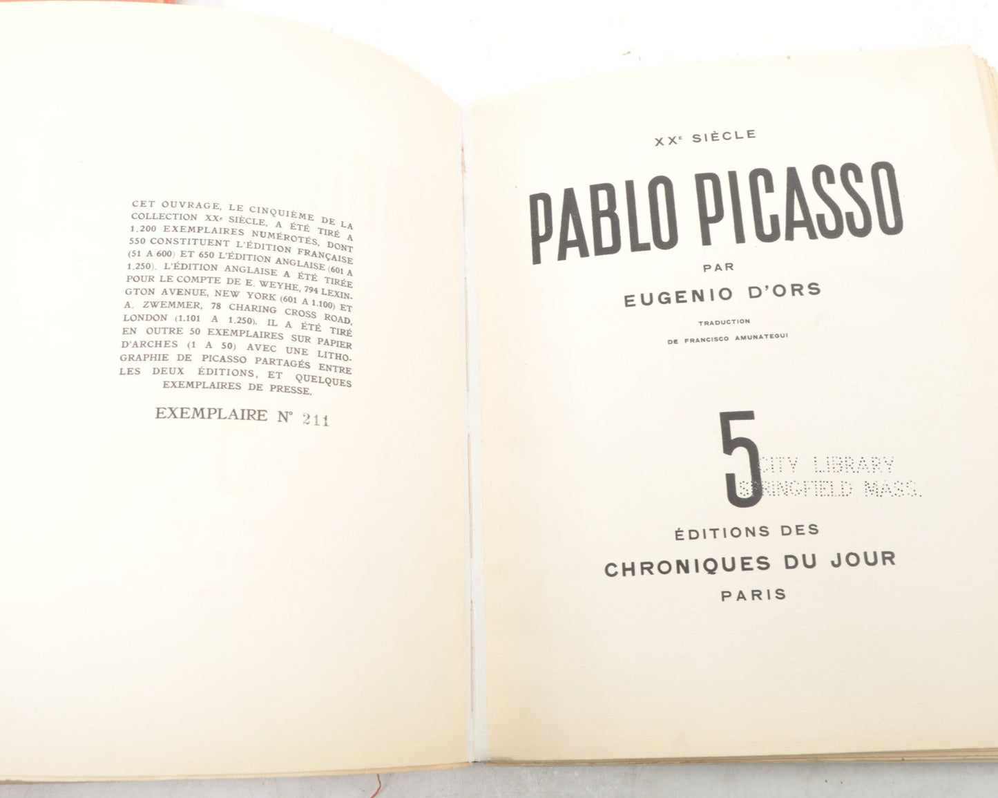 1930. Pablo Picasso. Eugenio D'Ors. XXe Siècle Pablo Picasso with Four Original Pochoirs
