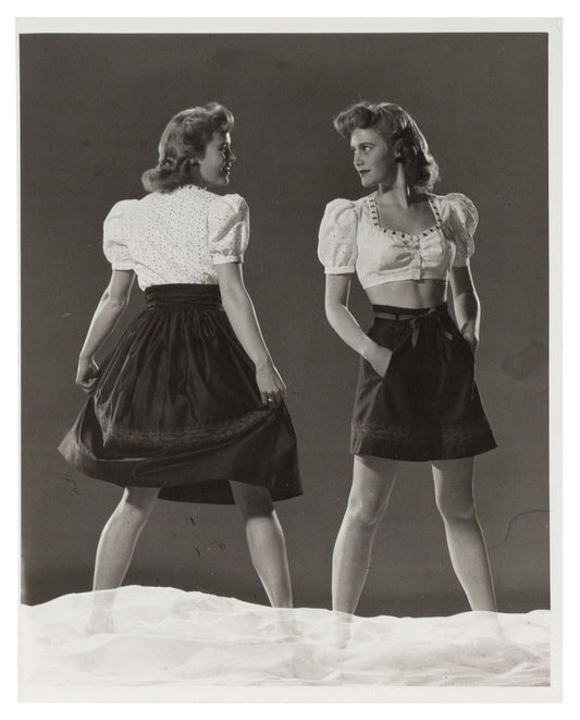 Gjon Mili — Four fashion photographs for Life magazine, 1941 — historical auction photograph 2