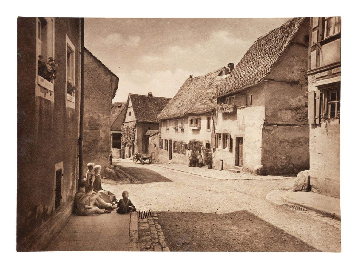 Adolf Fassbender — After Service, Kinder of Rothenberg, and Morro Castle — Three bromoil prints — historical auction photograph 3