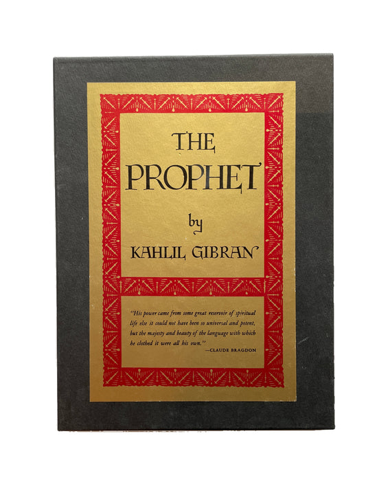 The Prophet by Kahlil Gibran — illustrated slipcase