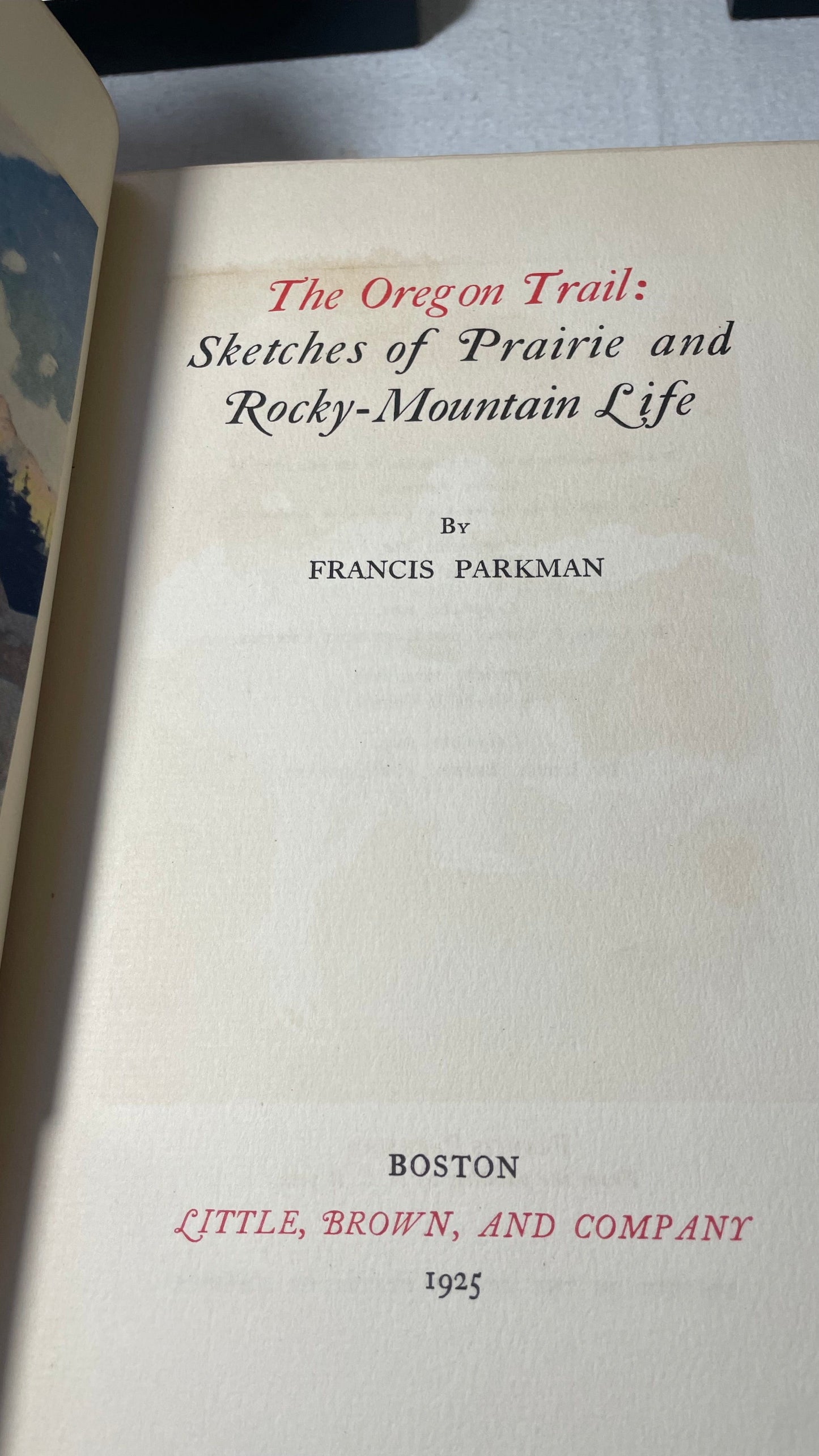 The Oregon Trail by Francis Parkman, Illustrated by N.C. Wyeth. 1925. RARE. Limited Edition