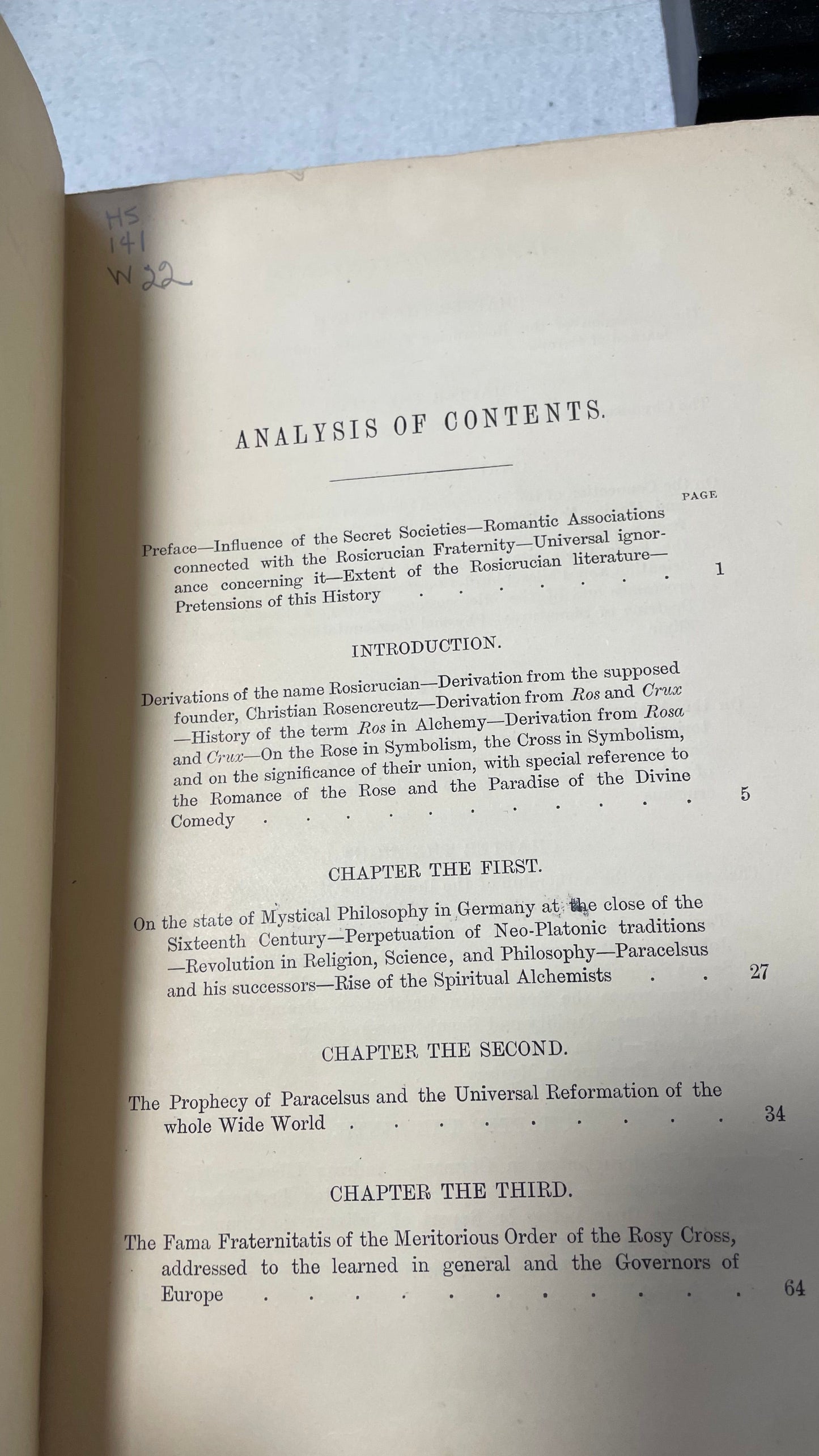 1889. A.E. Waite. The Real History of the Rosicrucians.
