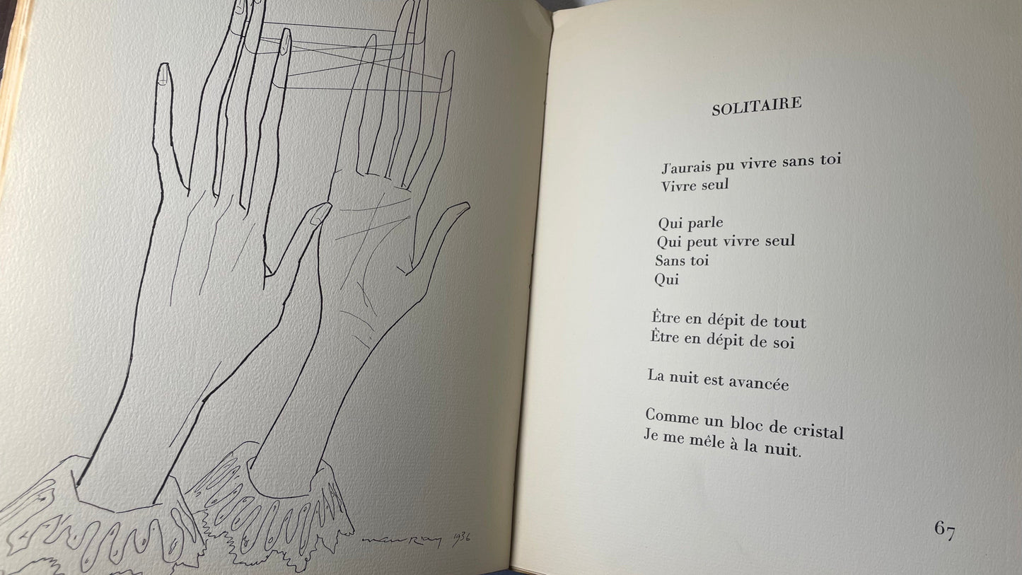 1937. Man Ray. Paul Eluard. Les Mains Libres