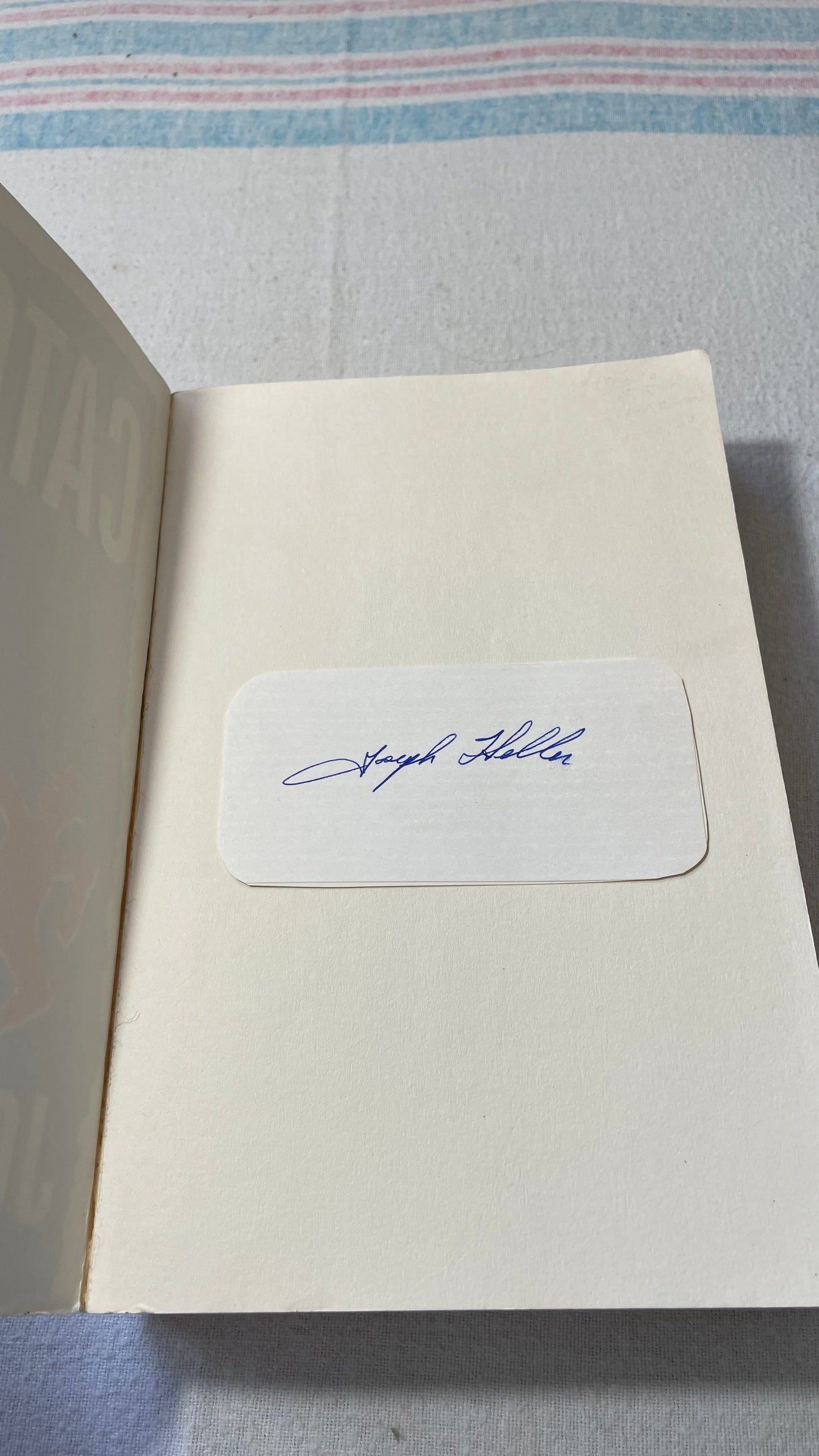 1961. Catch-22. Joseph Heller. Signed. First Edition.