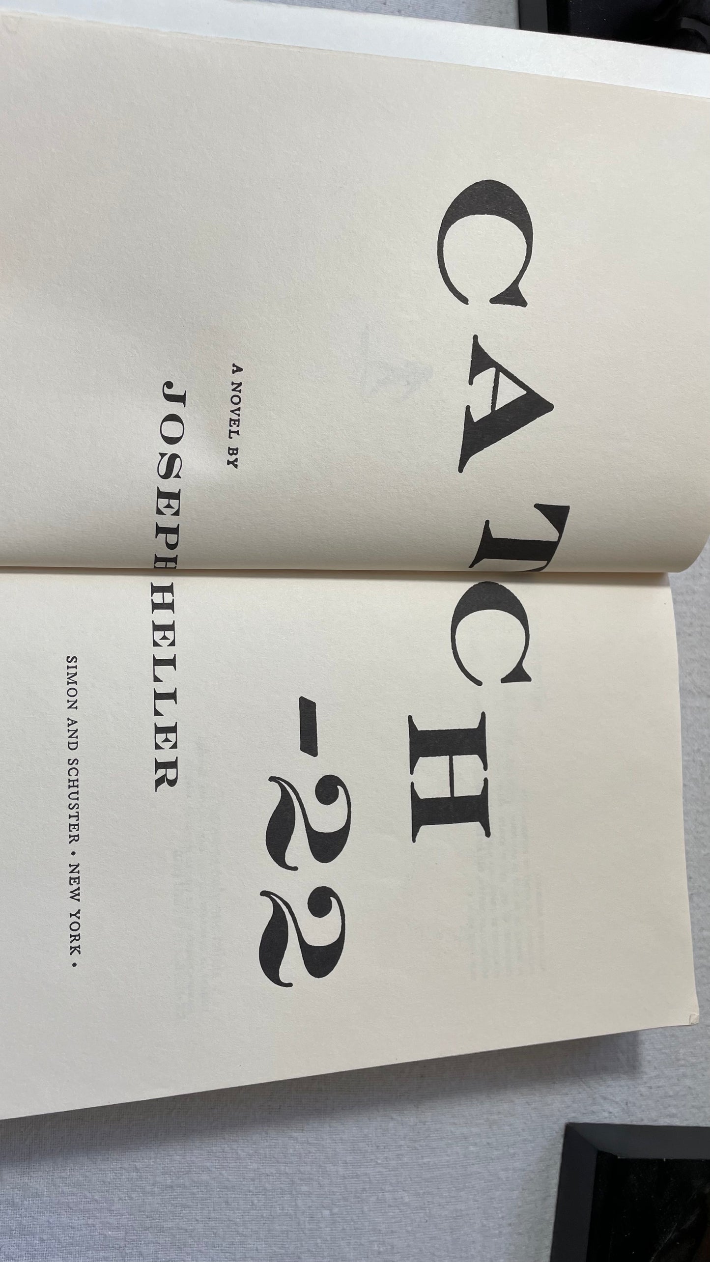1961. Catch-22. Joseph Heller. Signed. First Edition.