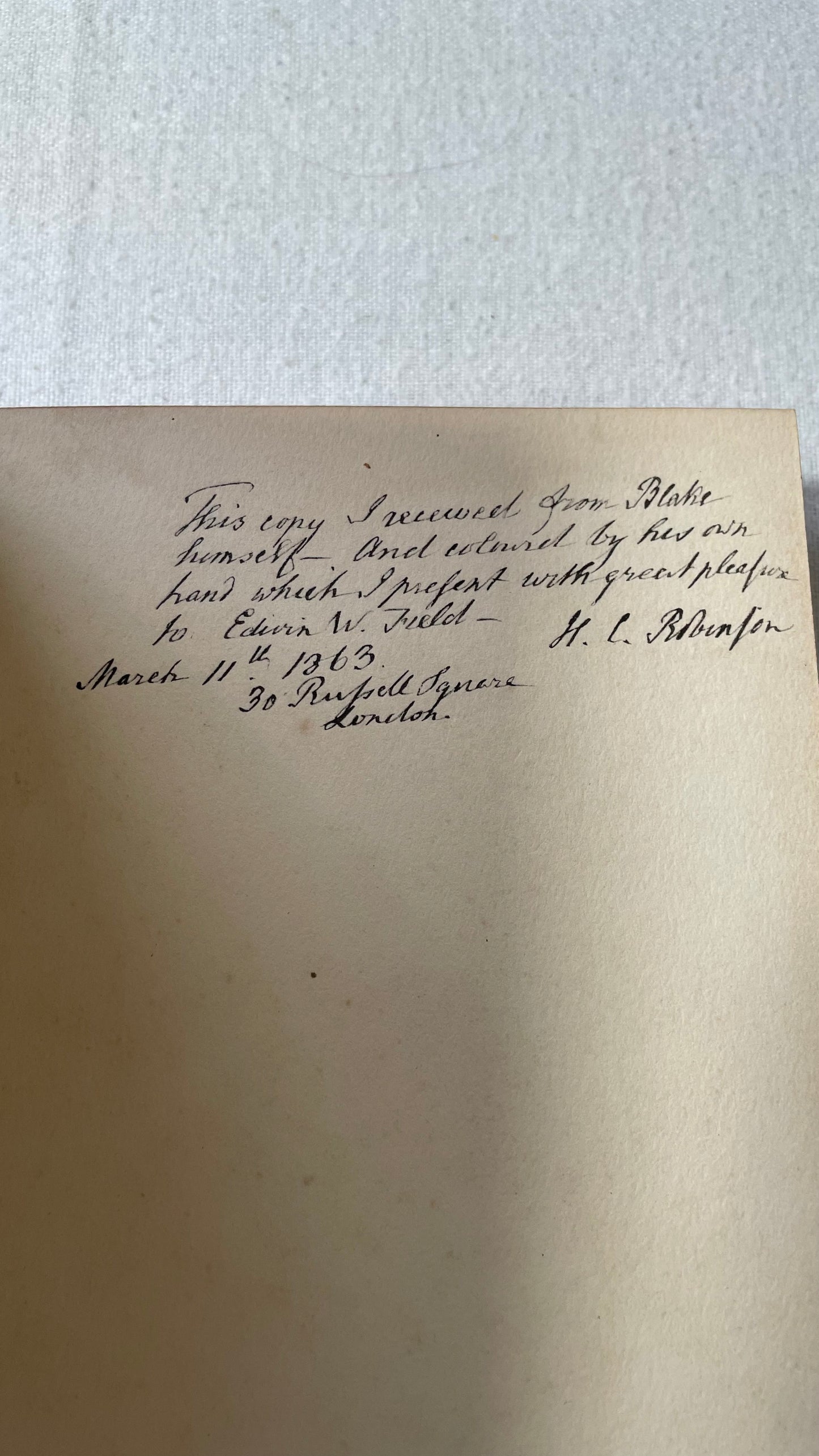 1955. William Blake. Songs of Innocence and Experience. Trianon Press.