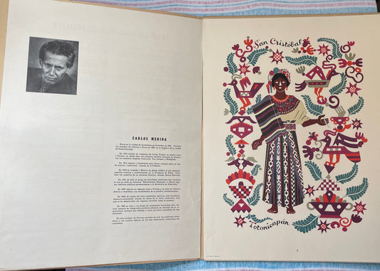 c. 1940. Carlos Merida. Trajes Indigenas de Guatemala: 10 Laminos a Color Par Carlos Merida.