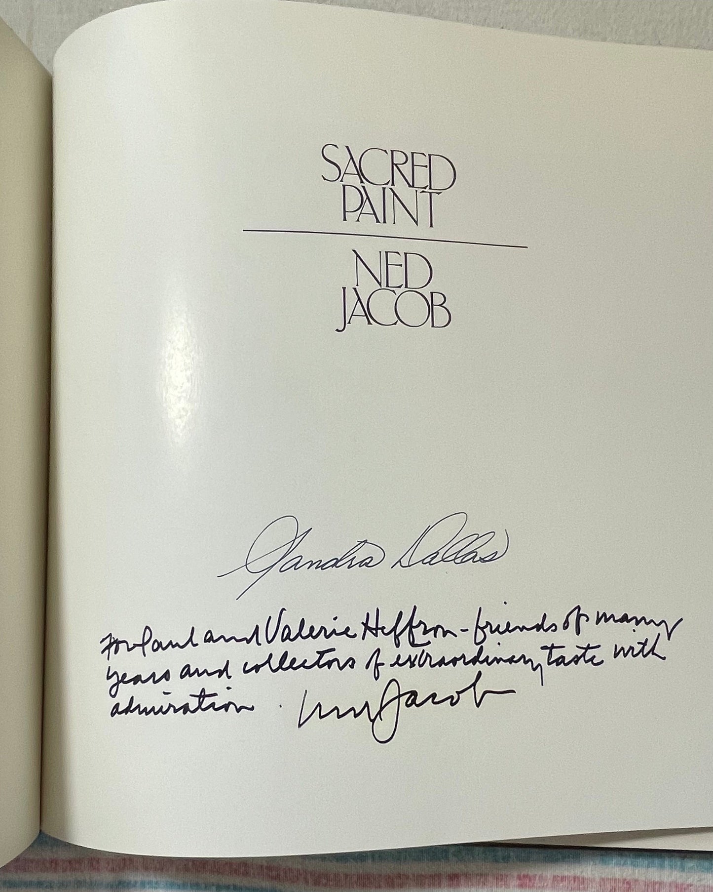 1971. Sacred Paint. Ned Jacob. Limited Edition 150. Original signed Artwork.