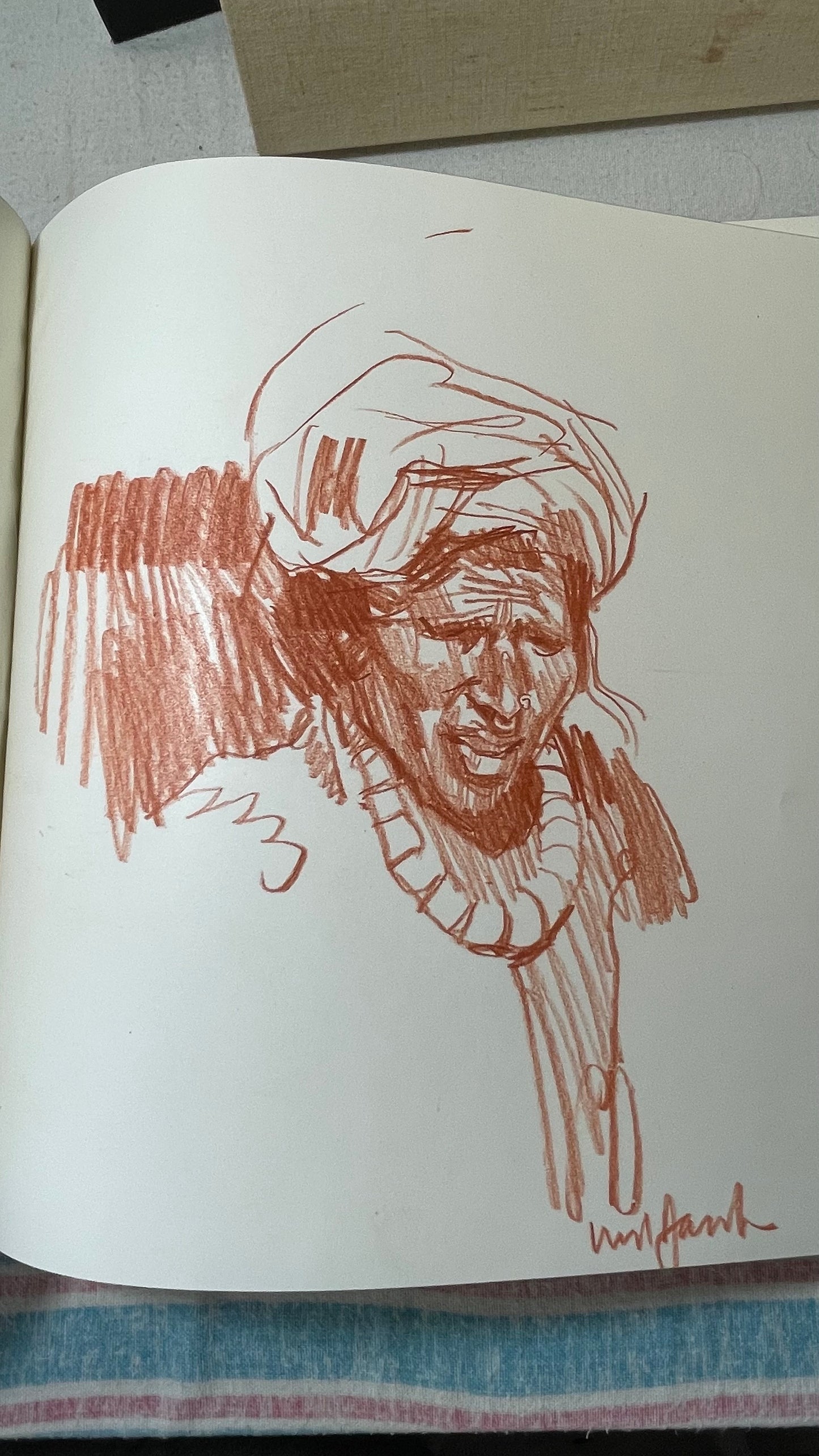 1971. Ned Jacob. Sacred Paint. Limited edition. Original signed Drawing.