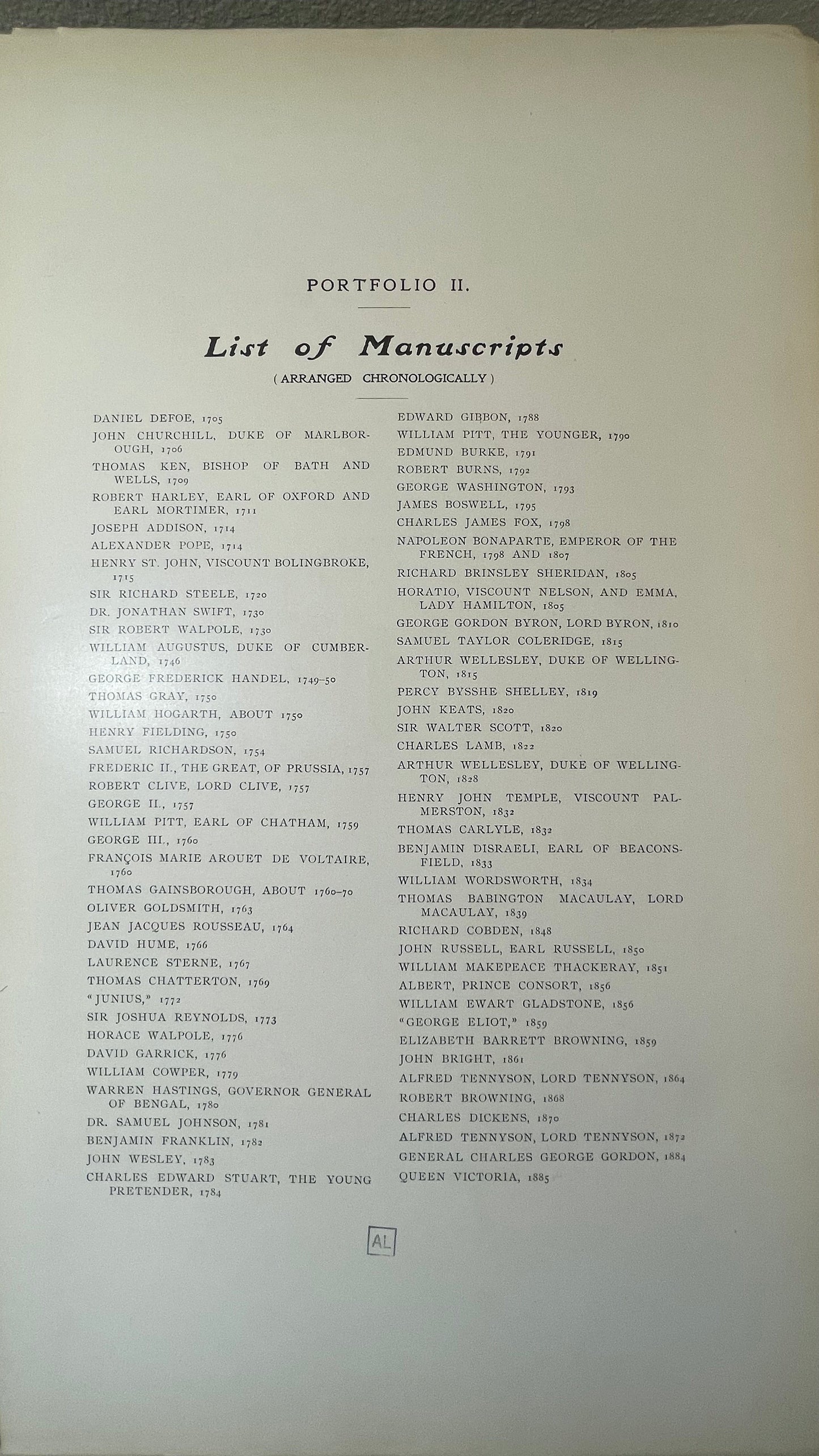 1901. Universal Classic Manuscripts: From the Original Documents in the Department of Manuscripts, British Museum, and Other Sources