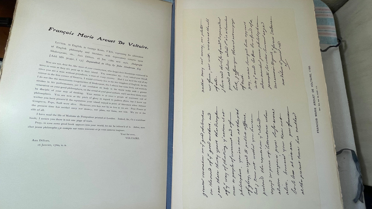 1901. Universal Classic Manuscripts: From the Original Documents in the Department of Manuscripts, British Museum, and Other Sources