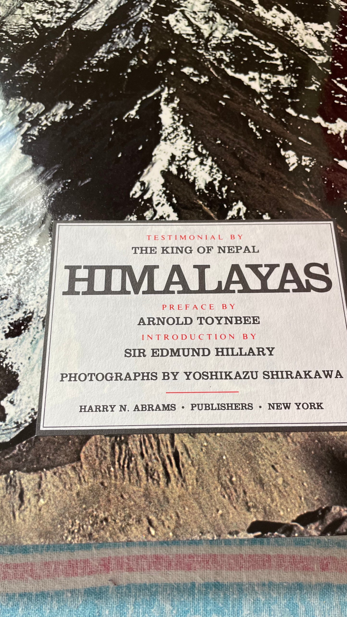 1971. Himalayas. Shirakawa Yoshikazu.