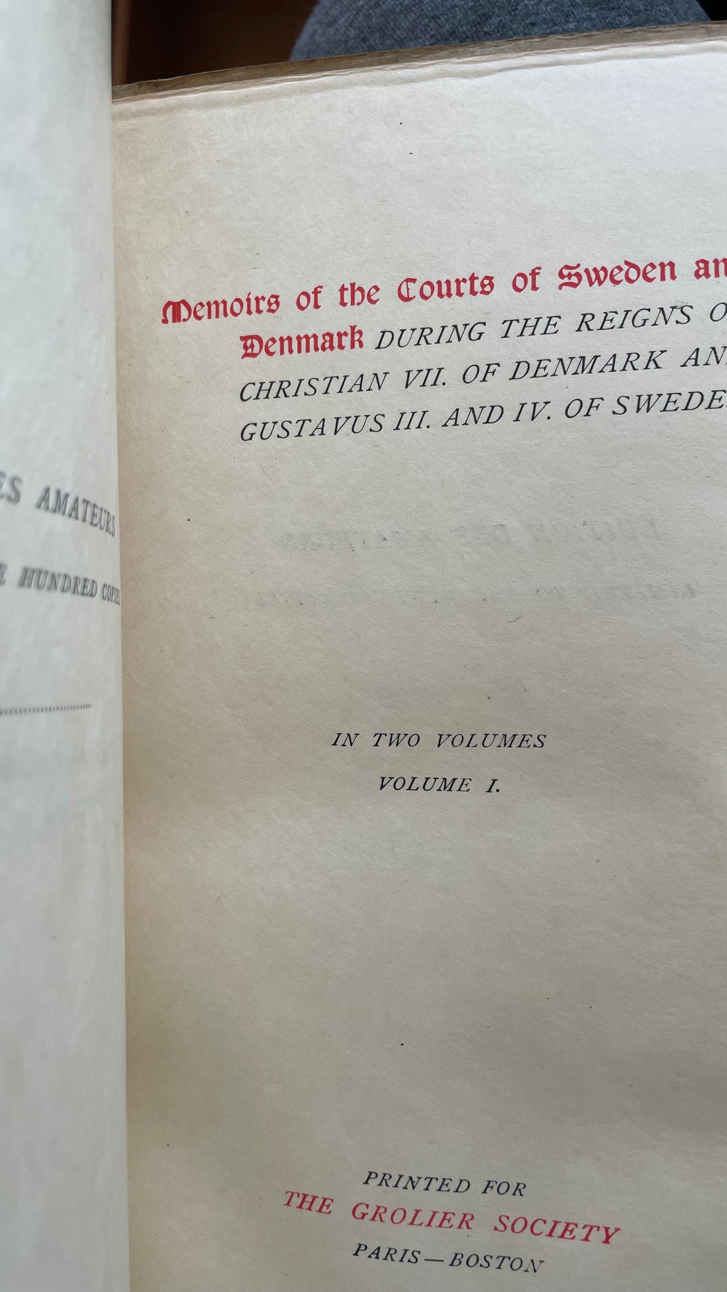 c. 1900. Historic Court Memoirs. Marie Antoinette. Catherine the Great. Henry IV.