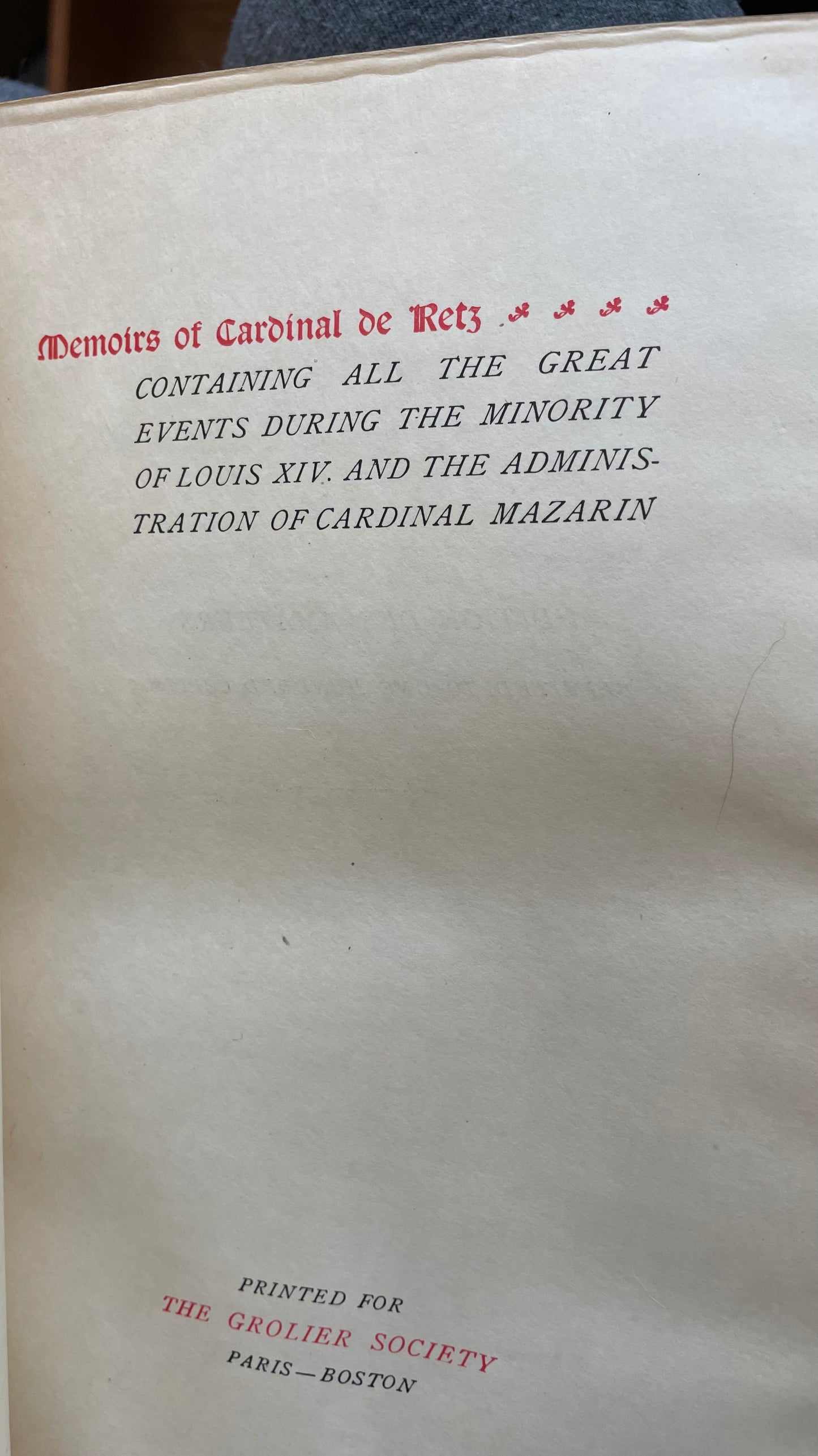 c. 1900. Historic Court Memoirs. Marie Antoinette. Catherine the Great. Henry IV.