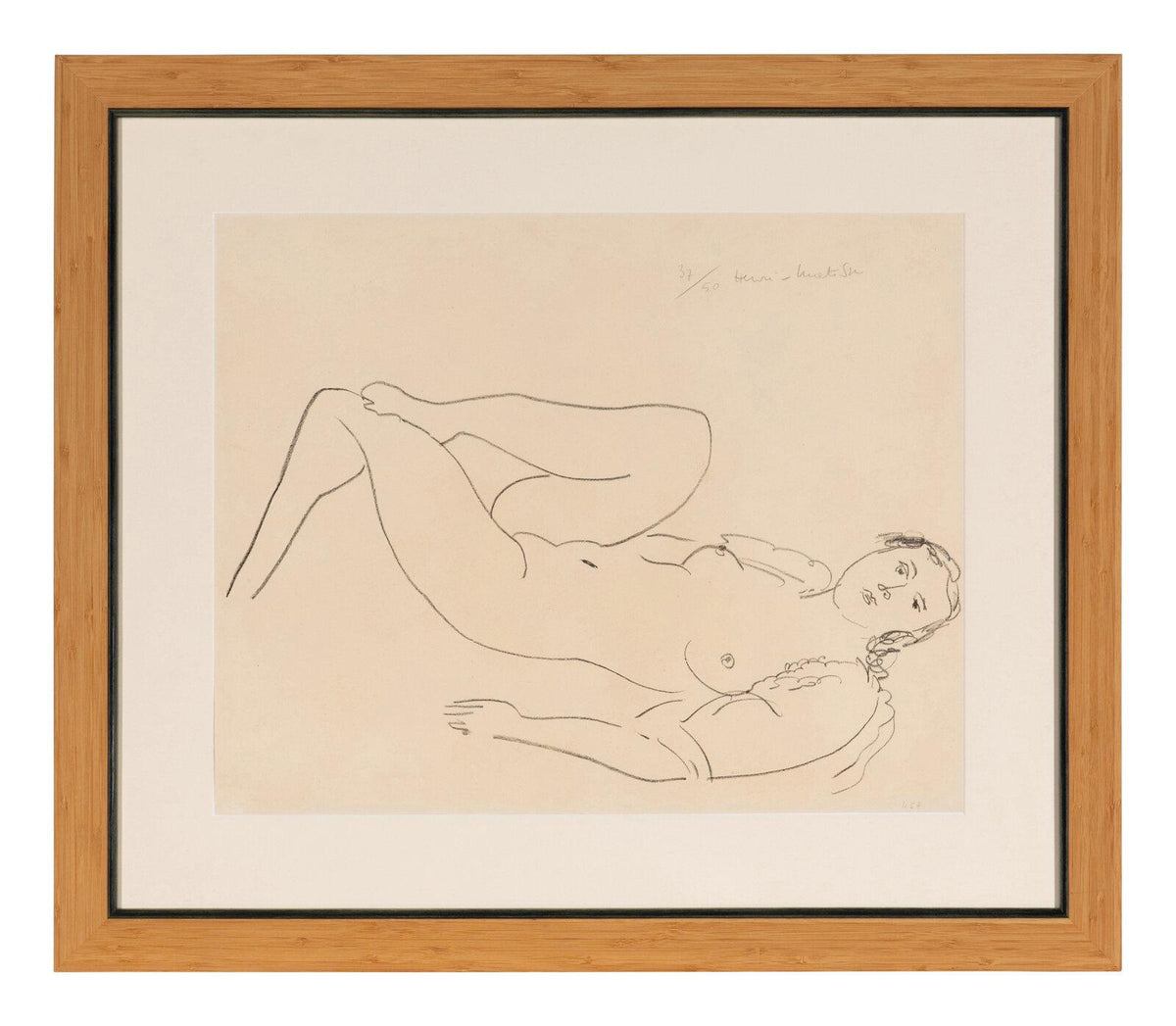 Henri Matisse — La Blouse turque – Étude de Jambes, 1925 — No. 37/50 — supplied photograph 1
