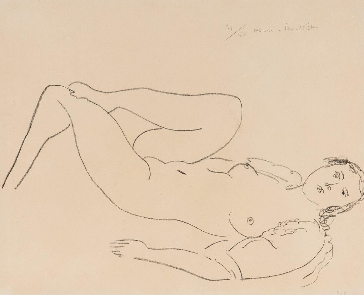 Henri Matisse — La Blouse turque – Étude de Jambes, 1925 — No. 37/50 — supplied photograph 2