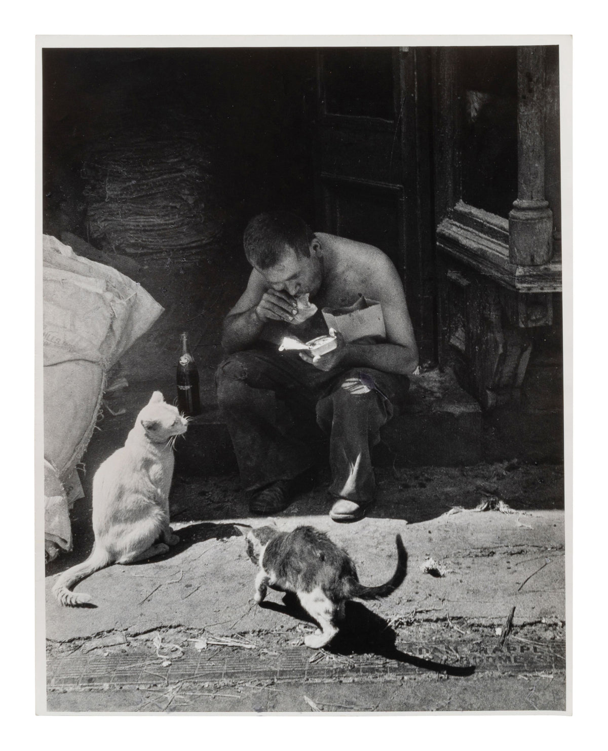 Leon Levinstein — Four works, including 2nd Ave. and Lower East Side Bridal Party — historical auction photograph 2