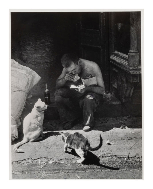 Leon Levinstein — Four works, including 2nd Ave. and Lower East Side Bridal Party — historical auction photograph 2