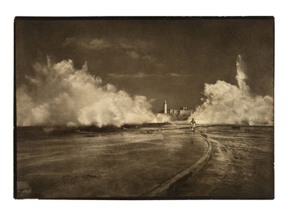 Adolf Fassbender — After Service, Kinder of Rothenberg, and Morro Castle — Three bromoil prints — historical auction photograph 4