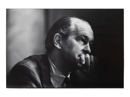 Gjon Mili — Richard Helms at the Watergate hearings, 1973 — historical auction photograph 1