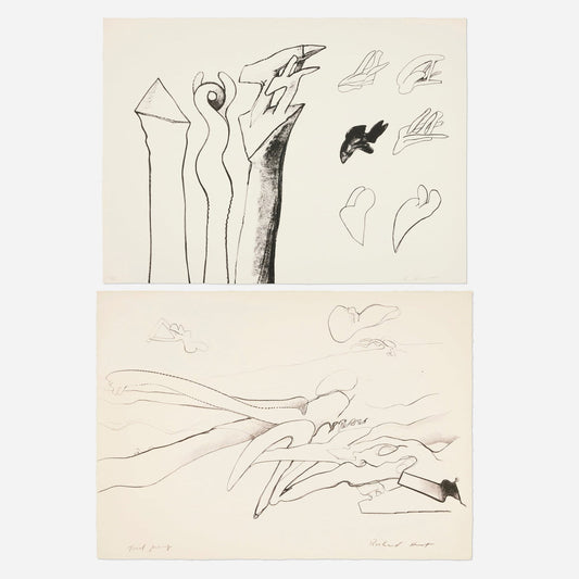 Richard Hunt, Untitled, two-work group, first work